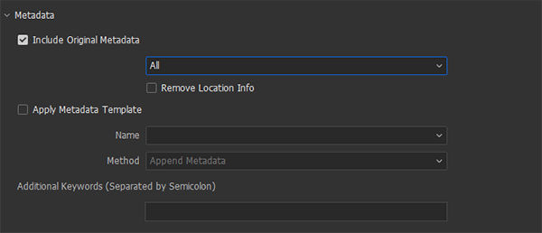 Explore various options related to Metadata in Adobe Bridge. 