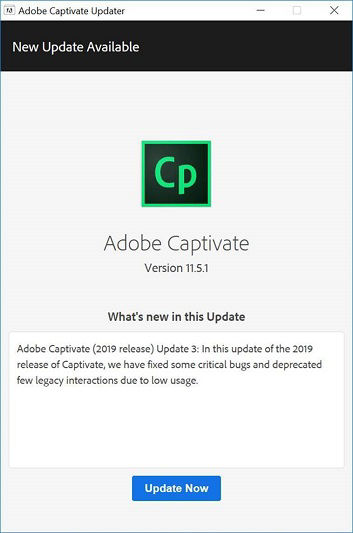 Adobe Captivate Updater