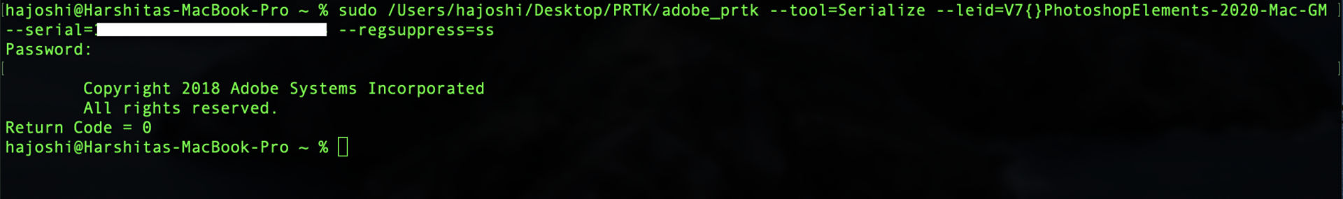 PRTK tool on macOS