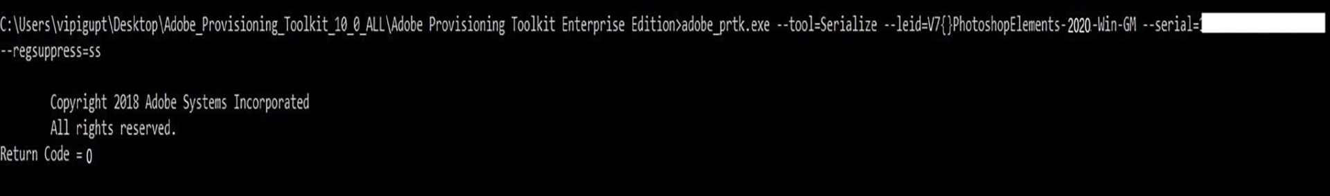 PRTK tool on Windows