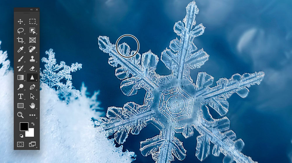 Use Sharpen Tool in Photoshop