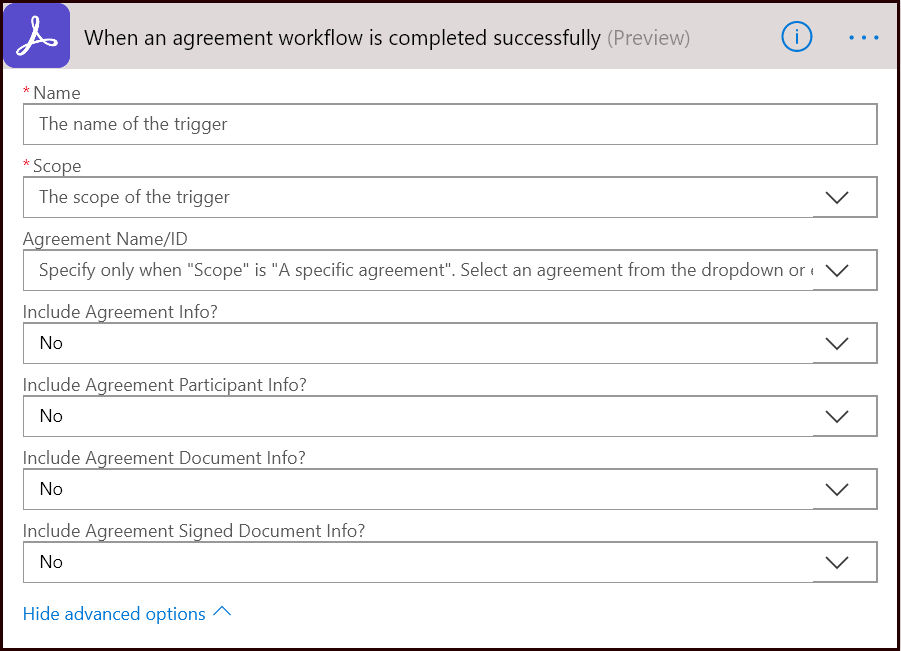 When an agreement is completed successfully