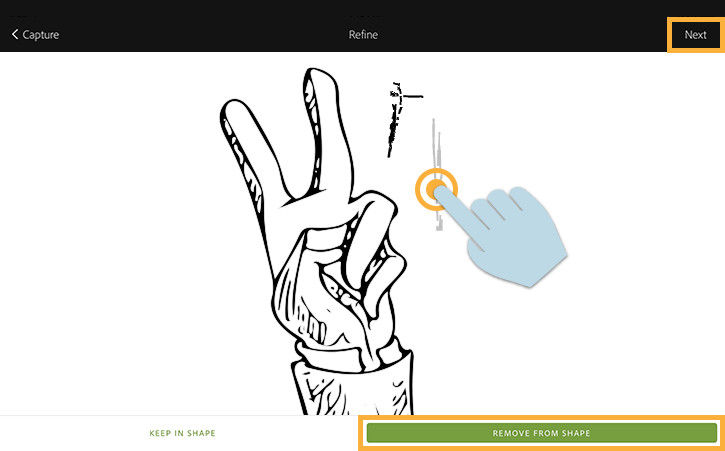 Figure 2: Refine your shape