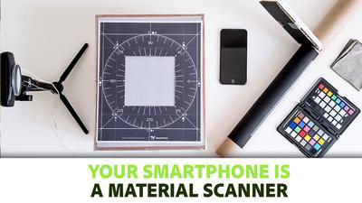 'Your smartphone is a material scanner' tutorial illustration