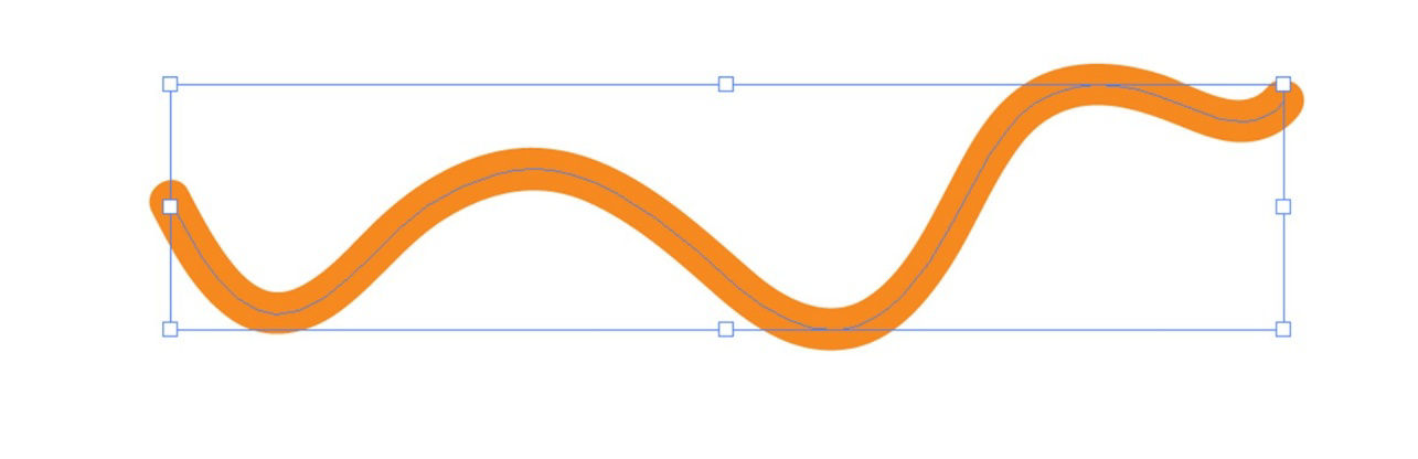 A selected brushed path is displayed.