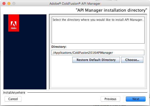 Location of API Manager