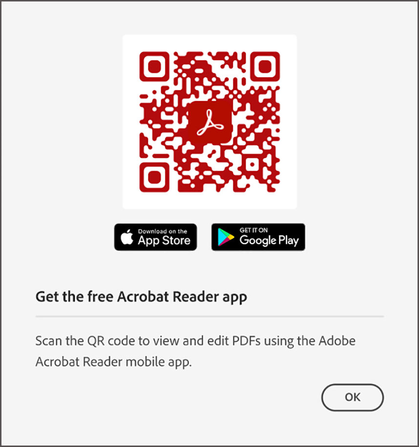 Acrobat Reader mobile app
