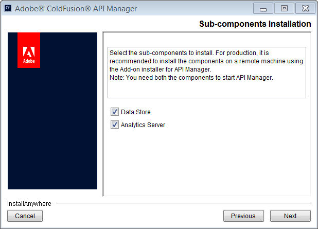 Install sub-components