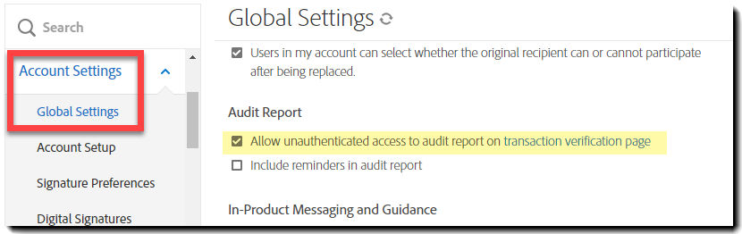 Unauthenticated audit report access controls