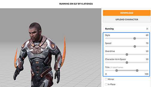 Edit animation settings