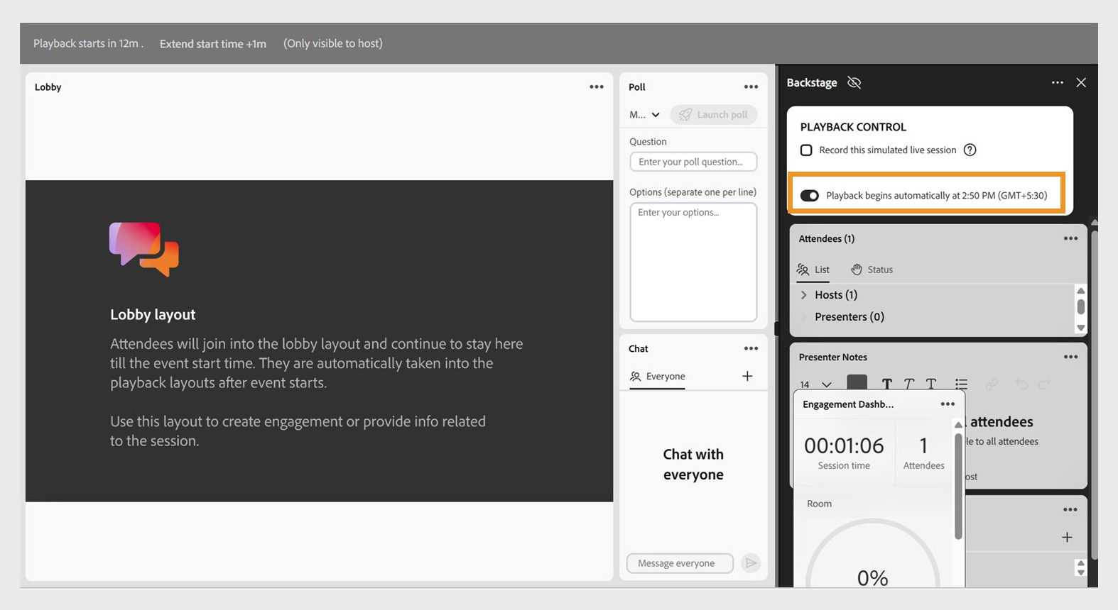 Disable automatic playback