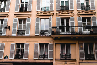 A photo with skewed geometry