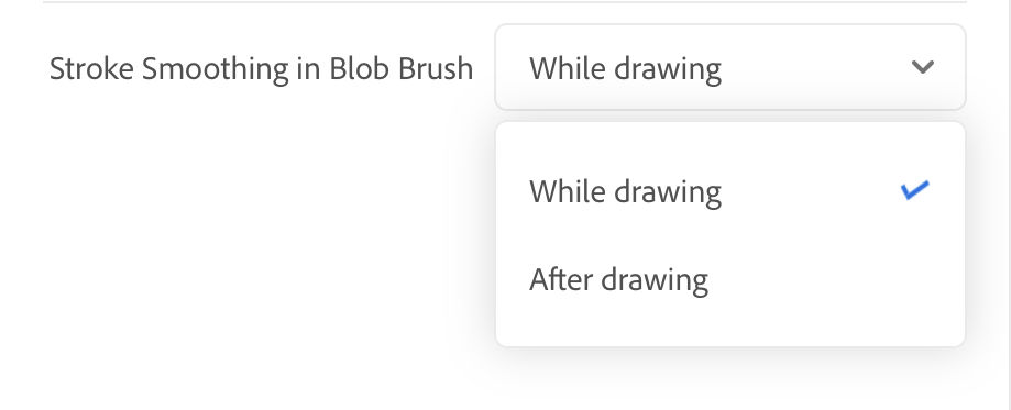Stroke Smoothing in blob Brush