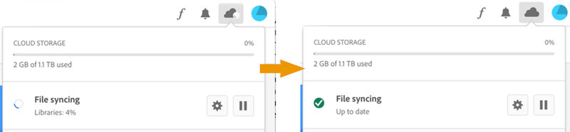Preset Syncing في Creative Cloud لسطح المكتب