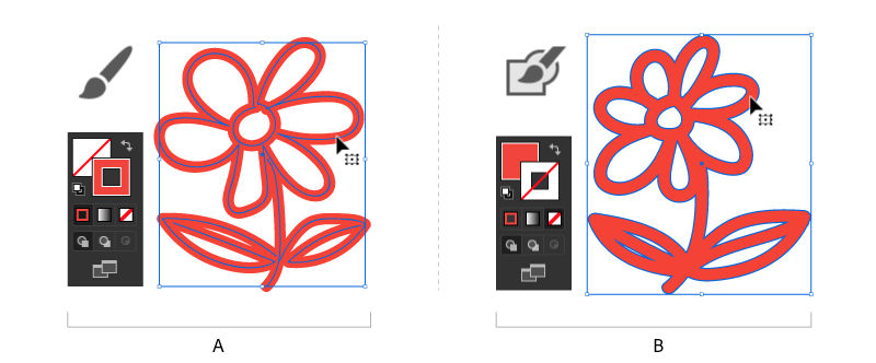How to paint with fills and strokes in Illustrator