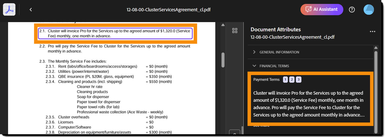 Extract attribute citations