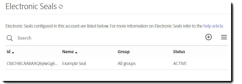 Configured Electronic Seal