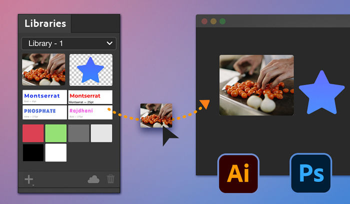 consume assets from other apps
