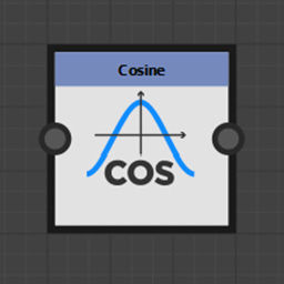 Cosine node icon