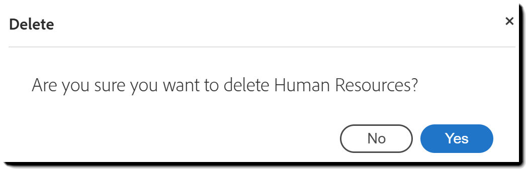 The challenge to deleting a group.