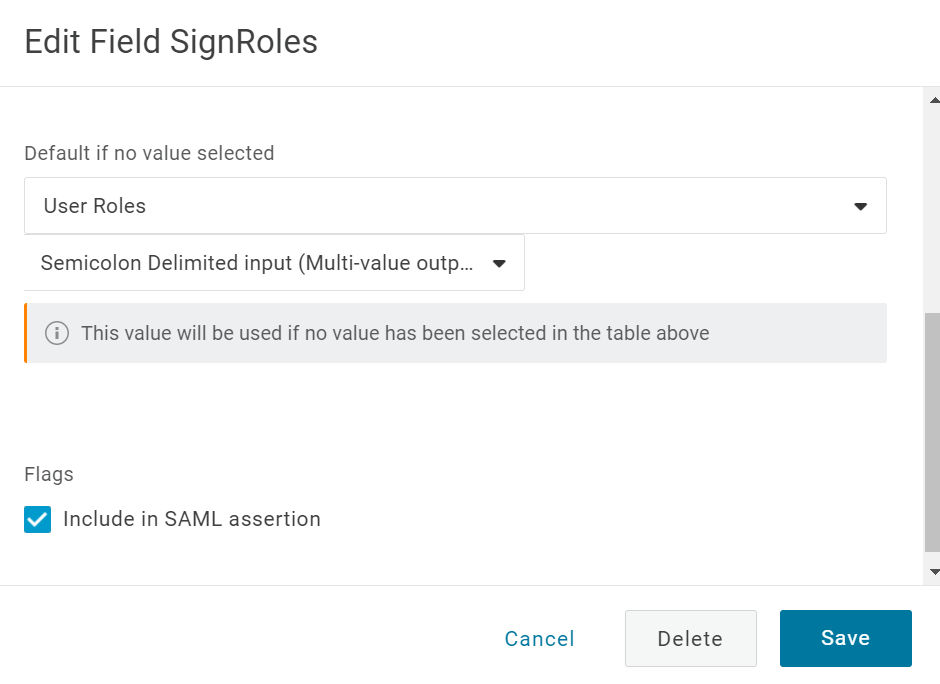 Edit field properties