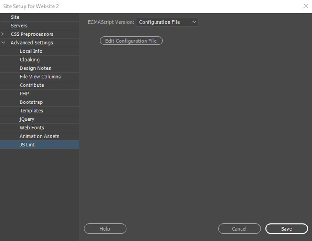 Use Lint code in Adobe Dreamweaver to detect errors