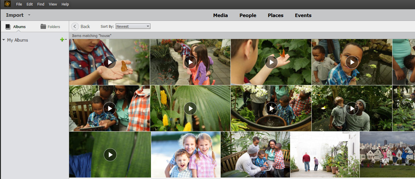 Search photos and videos using Smart tags