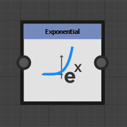 Exponential node icon