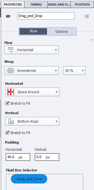 Fluid Box properties