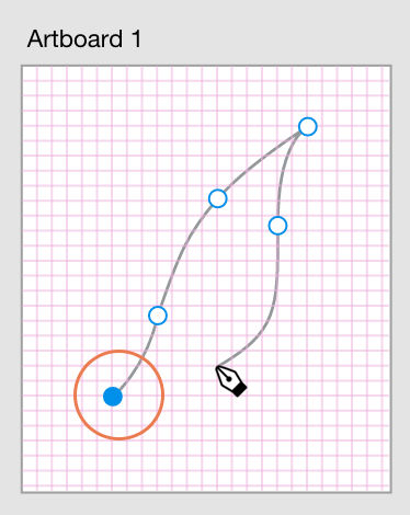 Ajustar à grade enquanto os objetos são desenhados
