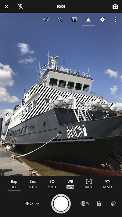 Show Highlight Clipping in the live capture scene