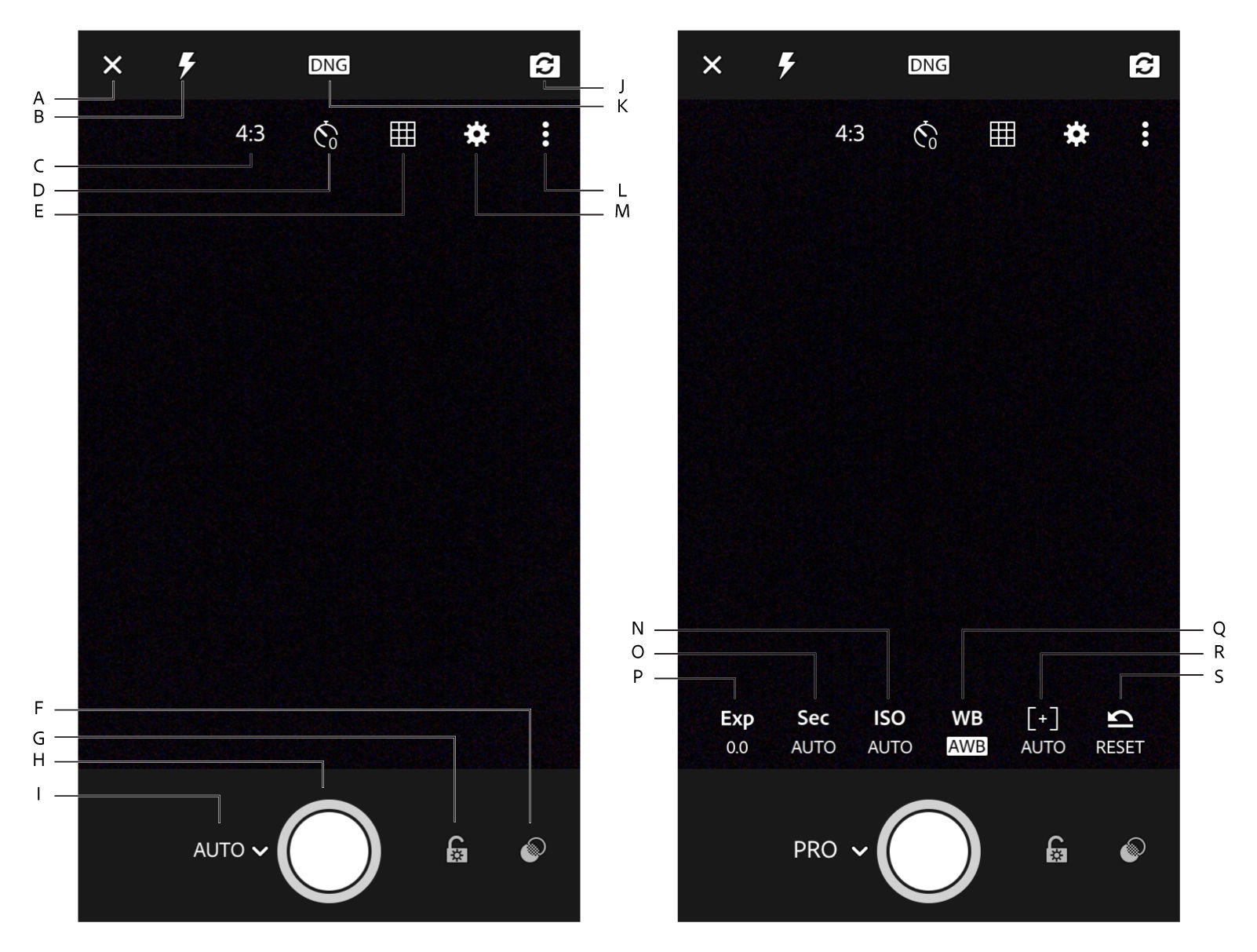 Lightroom Capture interface options