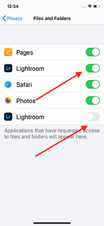 Lightroom double entries