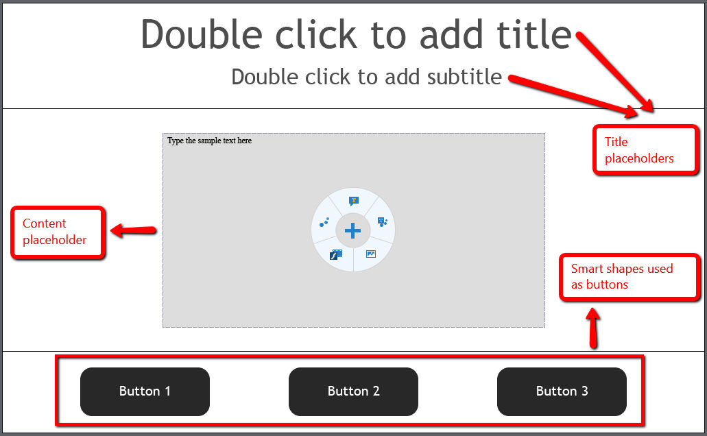 Master Slide responsive layout