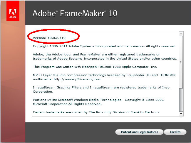 FrameMaker install error