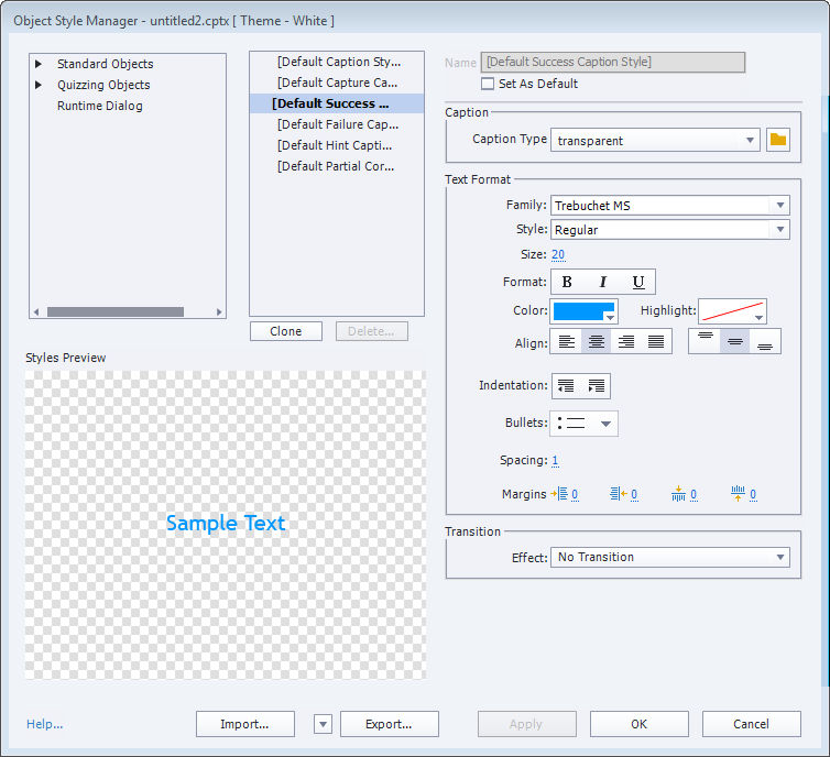 Object Style Manager