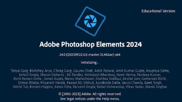 Find Photoshop/Premiere Elements Product Versions