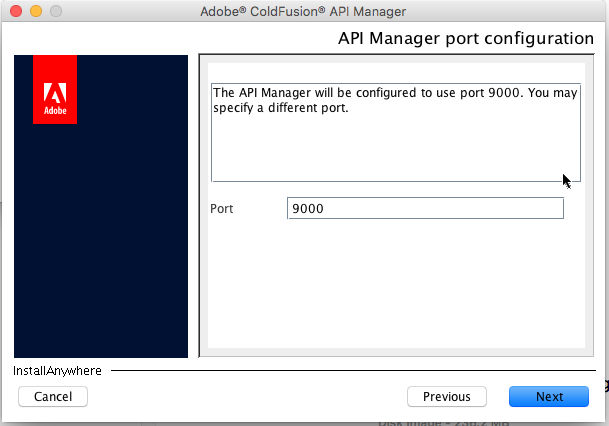 Configure API Manager port