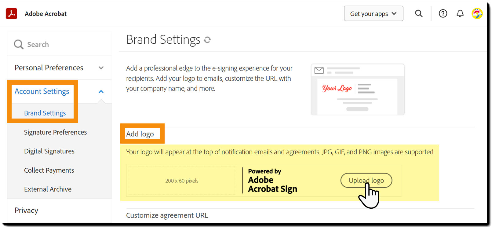 Nav to Account Setup