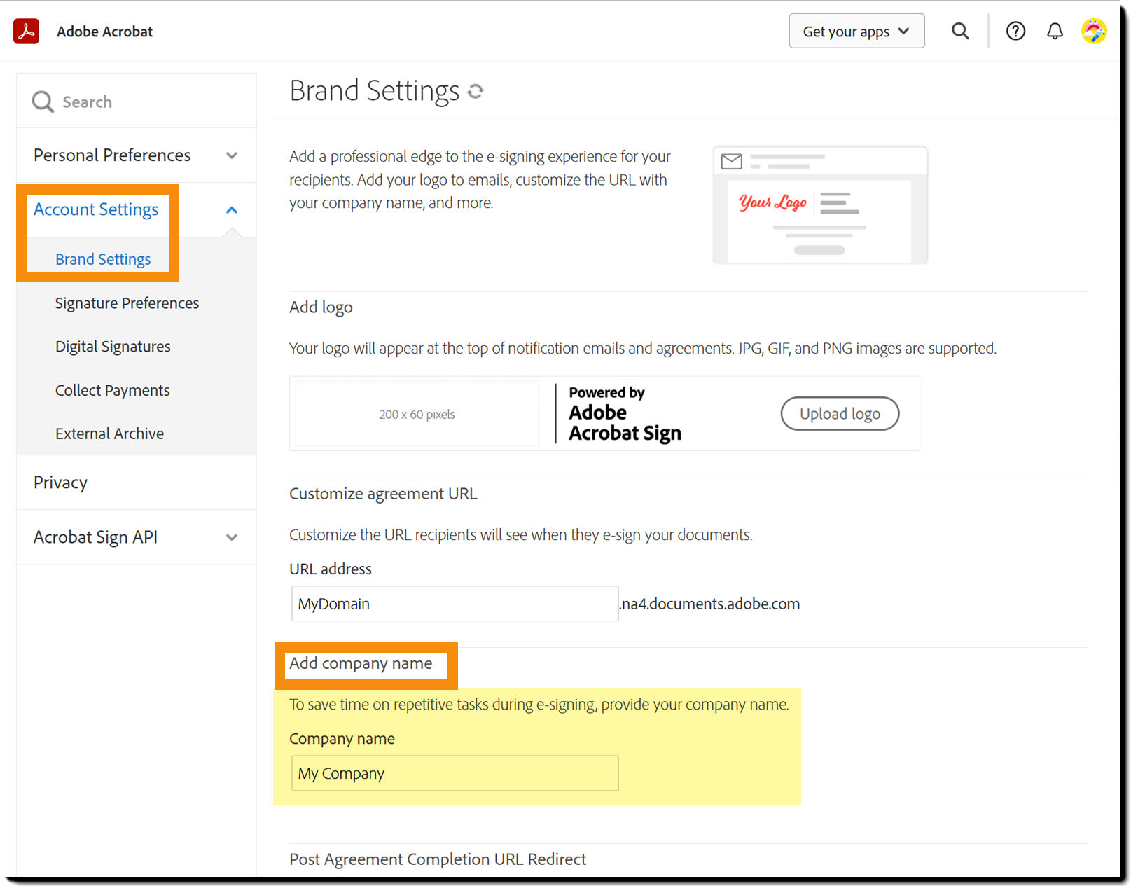 Nav to Account Setup