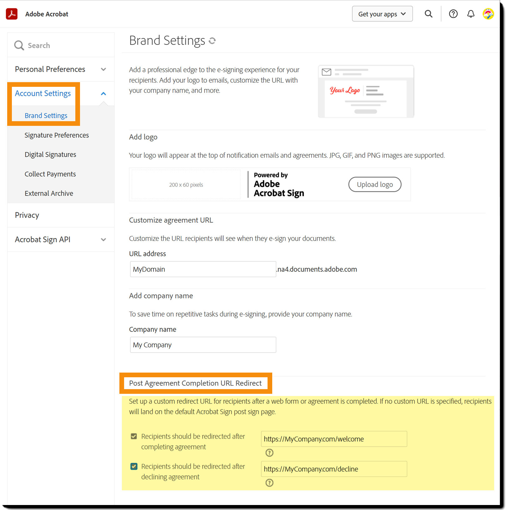 Nav to Account Setup