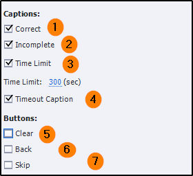 Quiz answer properties