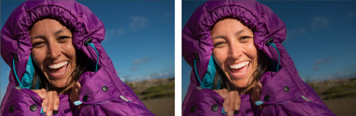 Photoshop Subject focused with Radial Filter