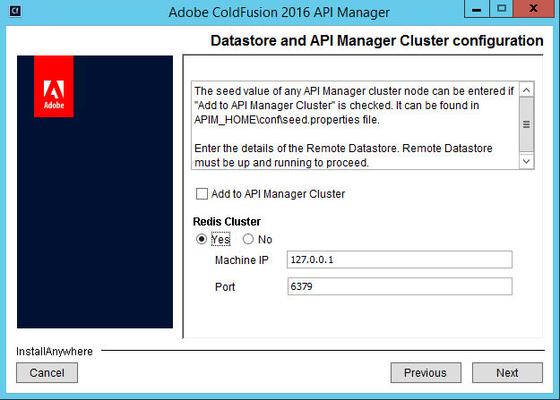 Choose Redis cluster