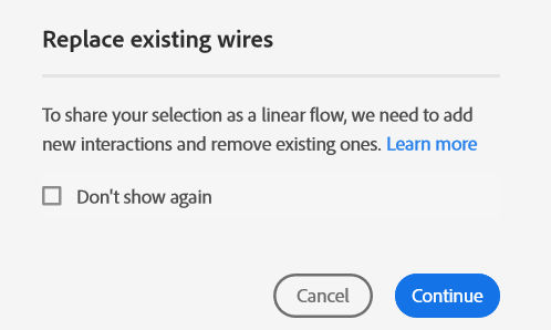 Resolve conflict when sharing artboards