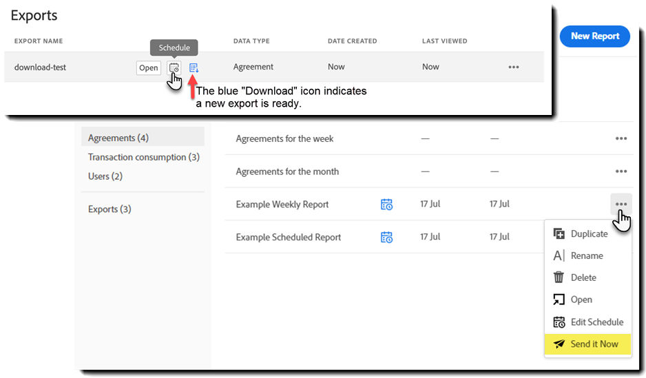 Improved charts and exports