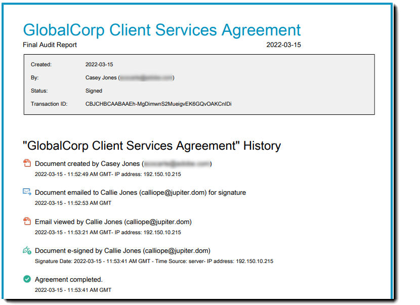 Request IP Address - Audit report