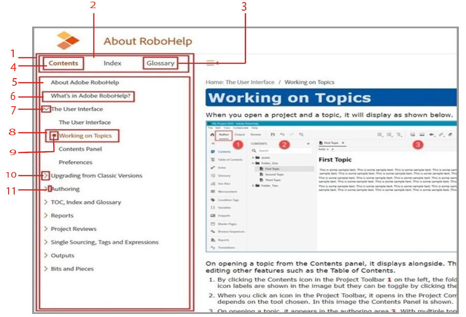 Toc panel