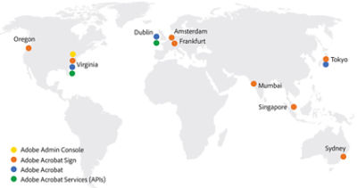 Document Cloud Data Centers - Screenshot
