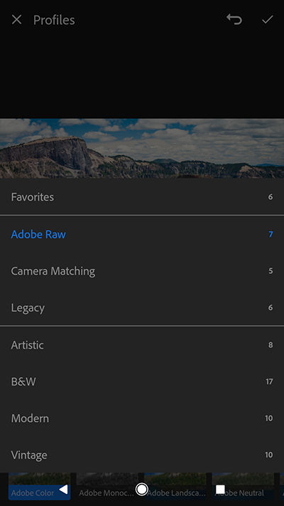 Pumili ng profile group